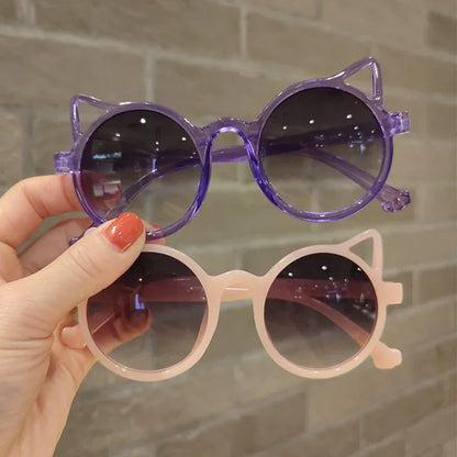Lunettes de soleil en forme de chat pour enfants