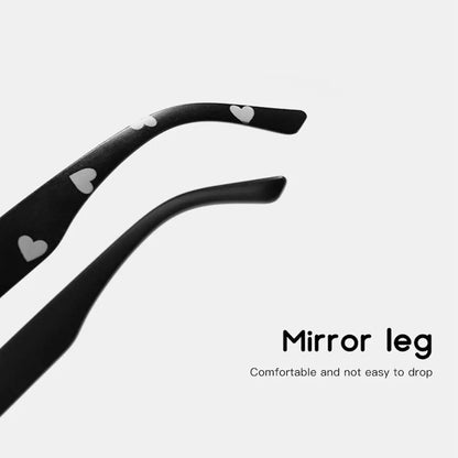 Lunettes de soleil à imprimé cœur pour enfants
