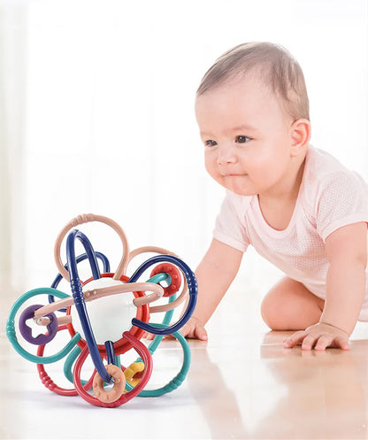 Hochet en caoutchouc souple pour bébé