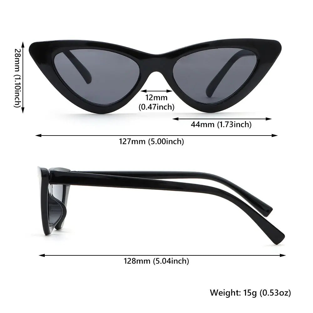 Lunettes de soleil en forme d’œil de chat
