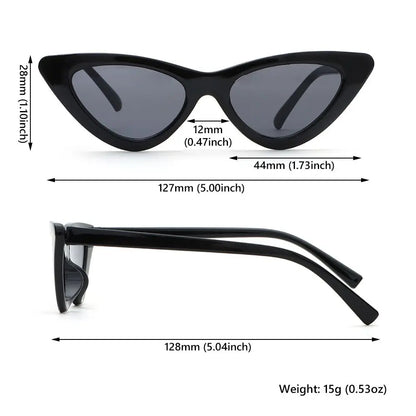 Lunettes de soleil en forme d’œil de chat
