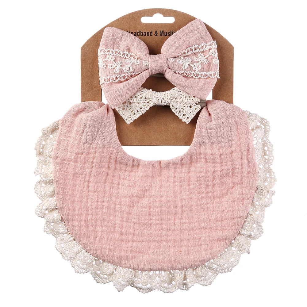 Bavoir mignon en coton pur