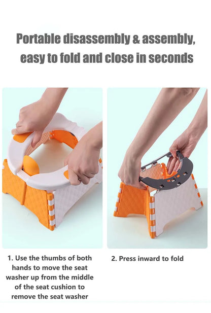 Pot d’urinoir pliable et portable pour bébé