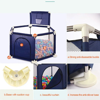 Parc de jeux piscine à balles pour bébé