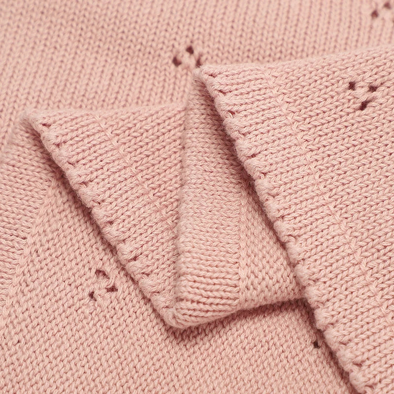 Couverture tricotée et décontractée pour bébé