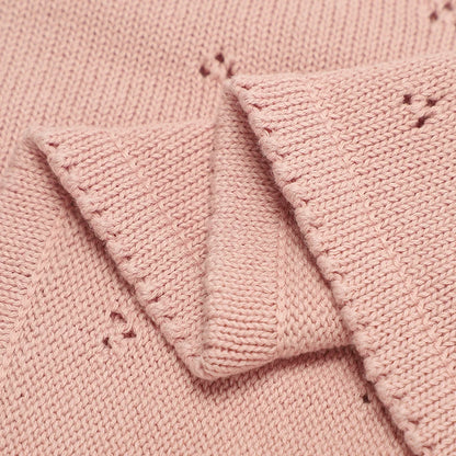 Couverture tricotée et décontractée pour bébé