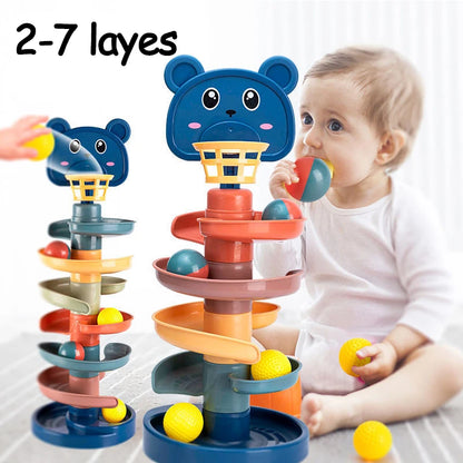 Jouet Montessori interactif pour bébé Roll Ball