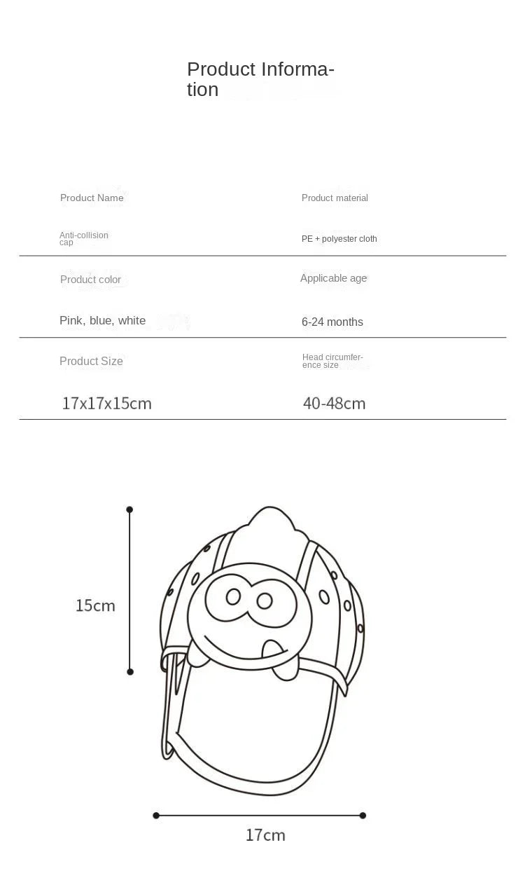 Casque de protection pour bébé