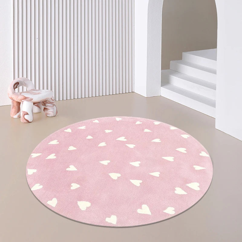 Tapis de sol nordique rond et doux pour bébé