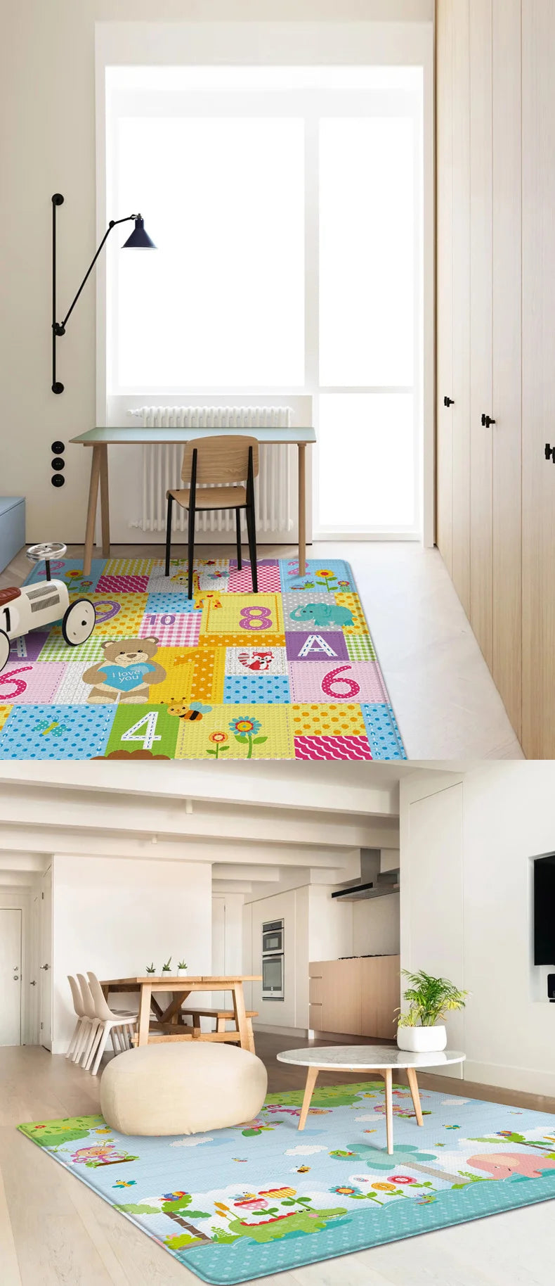 Tapis de jeu pliable pour bébé