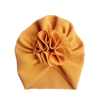 Bandeaux turban à nœud pour bébé fille couleur unie