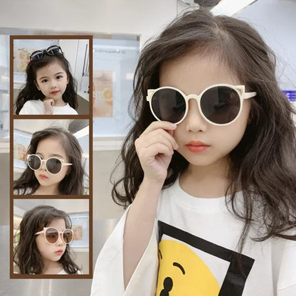 Lunettes de soleil en forme de chat pour enfants