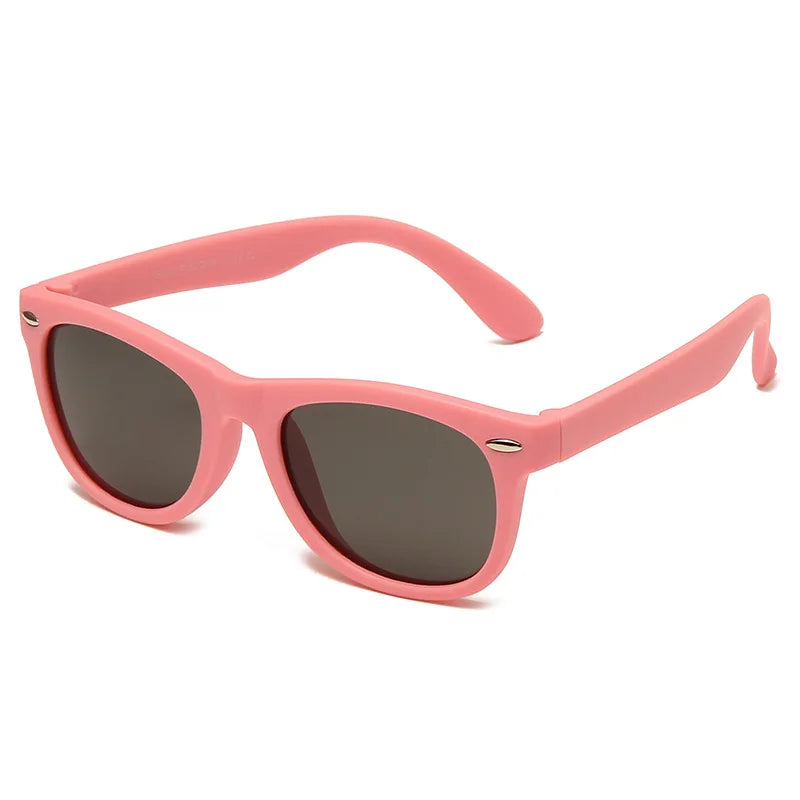 Lunettes de soleil classiques en Silicone pour enfants,