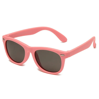 Lunettes de soleil classiques en Silicone pour enfants,