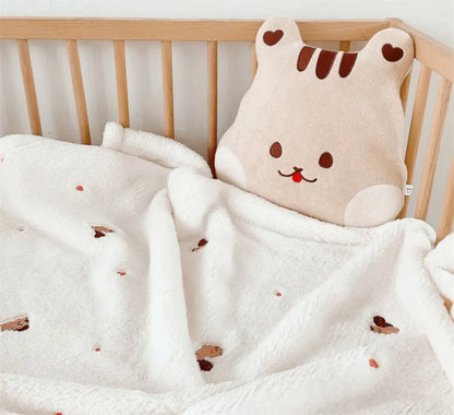 Couverture en flanelle pour bébé