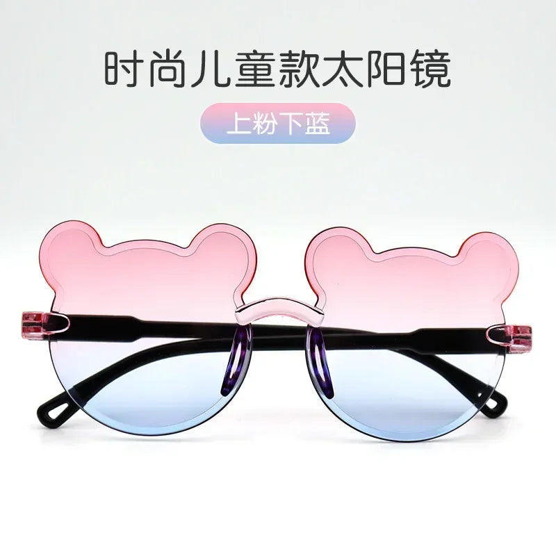 Lunettes de soleil en forme de tête d’ours pour bébé