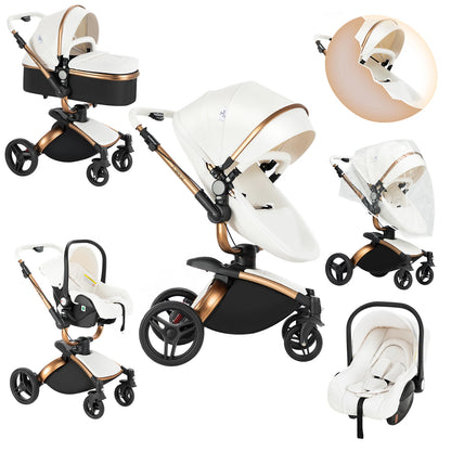 Poussette de paysage haute pliable