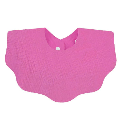 Bavoir en coton en forme de fleur pour bébé