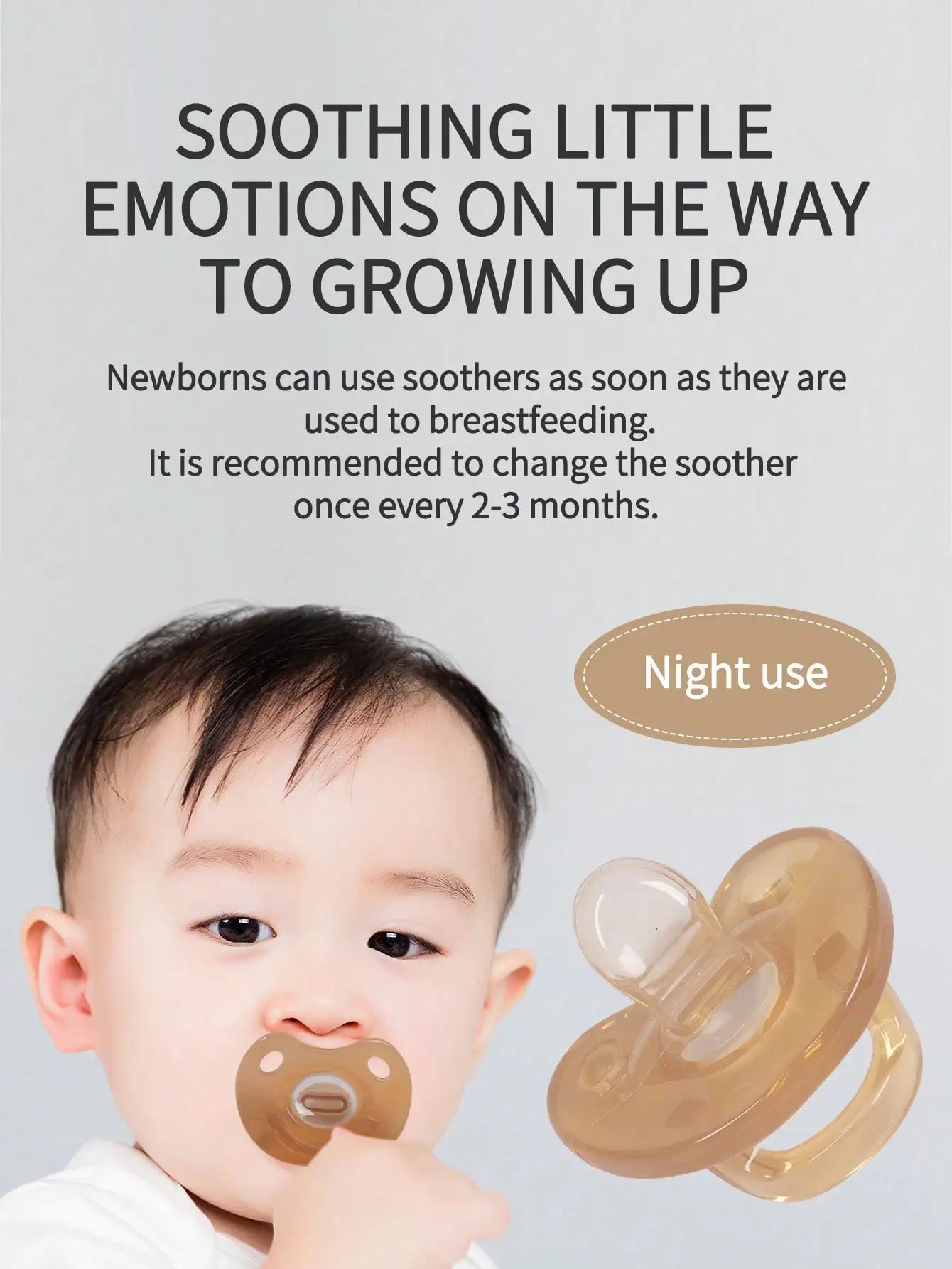 Tétine bébé en silicone