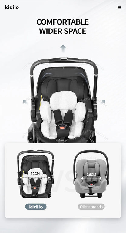 Poussette Portable 3 en 1 pour bébé