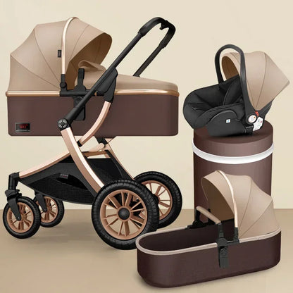Poussette haute pour bébé