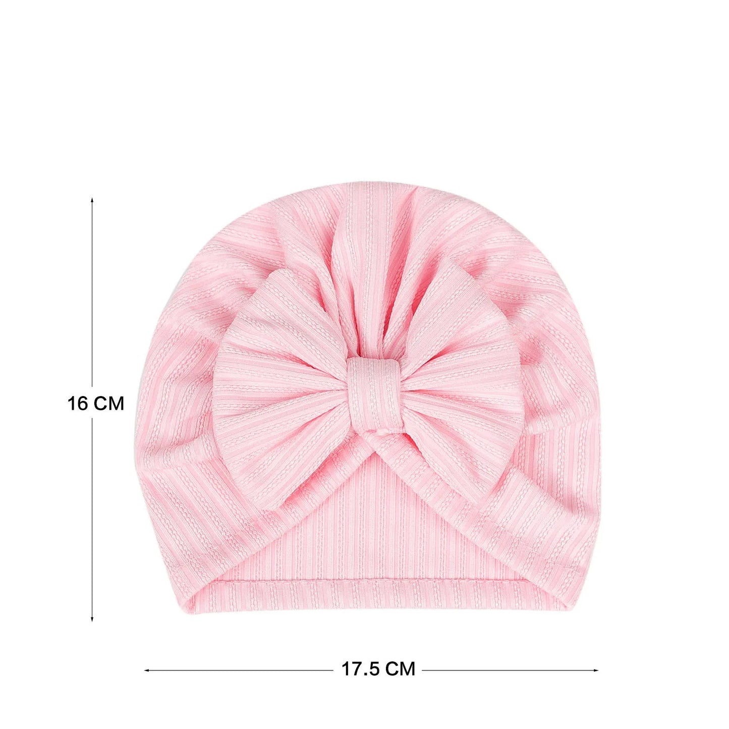 Turban en coton doux avec nœud papillon pour fille