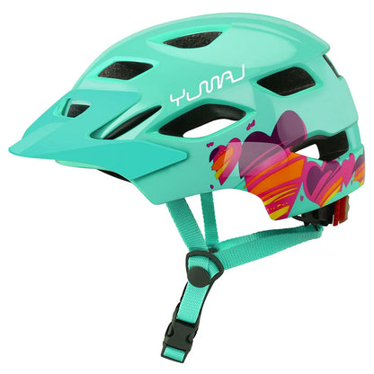 Casque de vélo avec des imprimés pour enfants