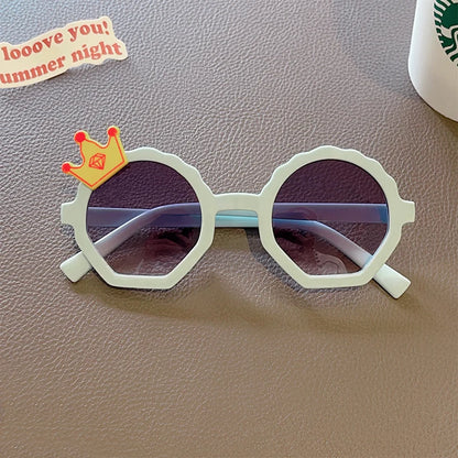 Lunettes de soleil en forme de mignon polygone pour enfants