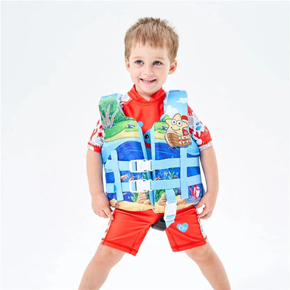 Gilet de natation jaune réglable dès 2 ans