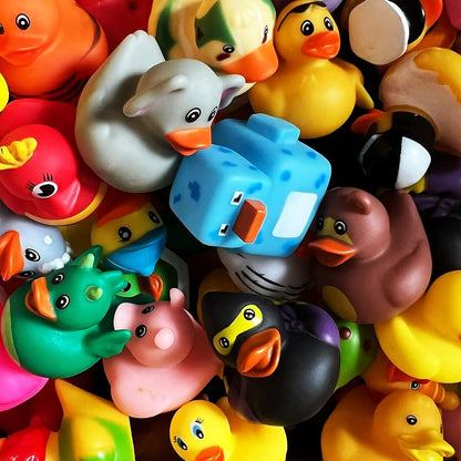Lot de 10 jouets de bains canard pour bébé