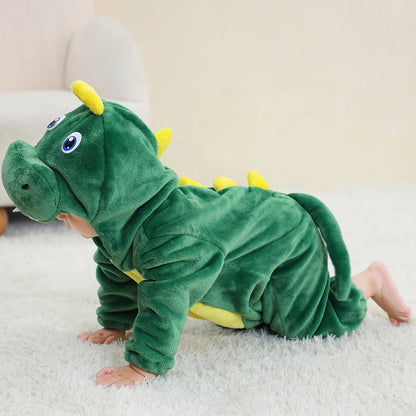 Combinaison pyjama avec une capuche à motifs d’animaux