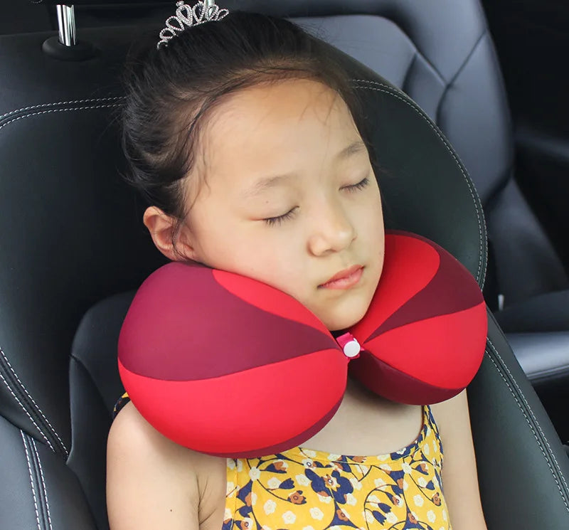 Oreiller de voyage en forme de U pour enfants