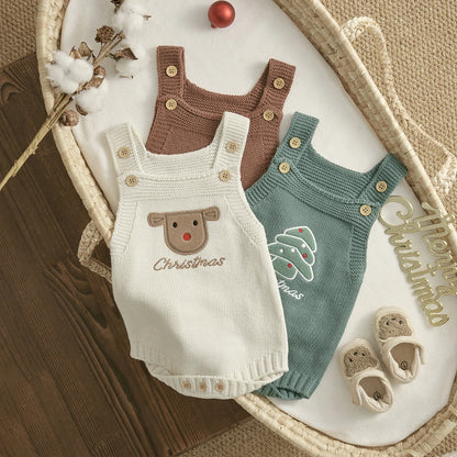 Barboteuse en tricot pour bébé garçon et fille