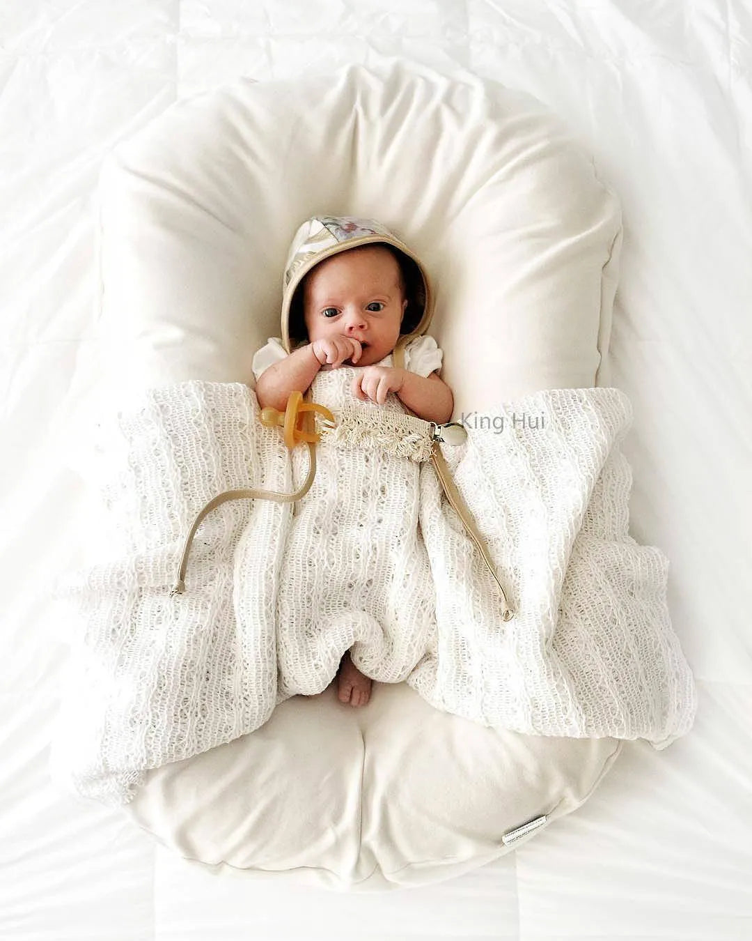 Lit de voyage en coton pour bébé