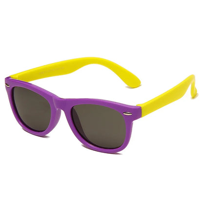 Lunettes de soleil classiques en Silicone pour enfants,
