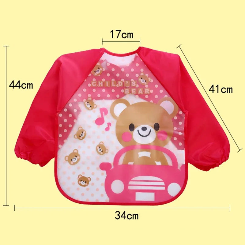 Tablier pour bébé à manches longues