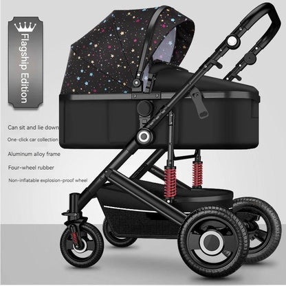 Poussette de luxe réversible pour bébé