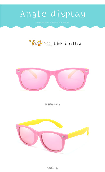 Lunettes de soleil carrées pour enfants