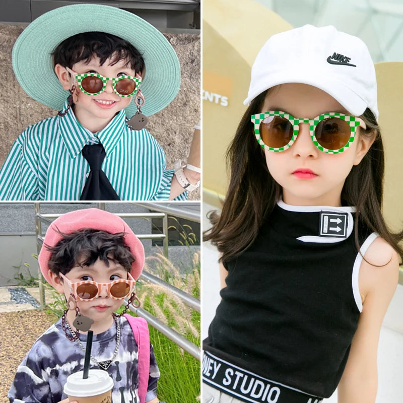 Lunette de soleil ronde pour enfants