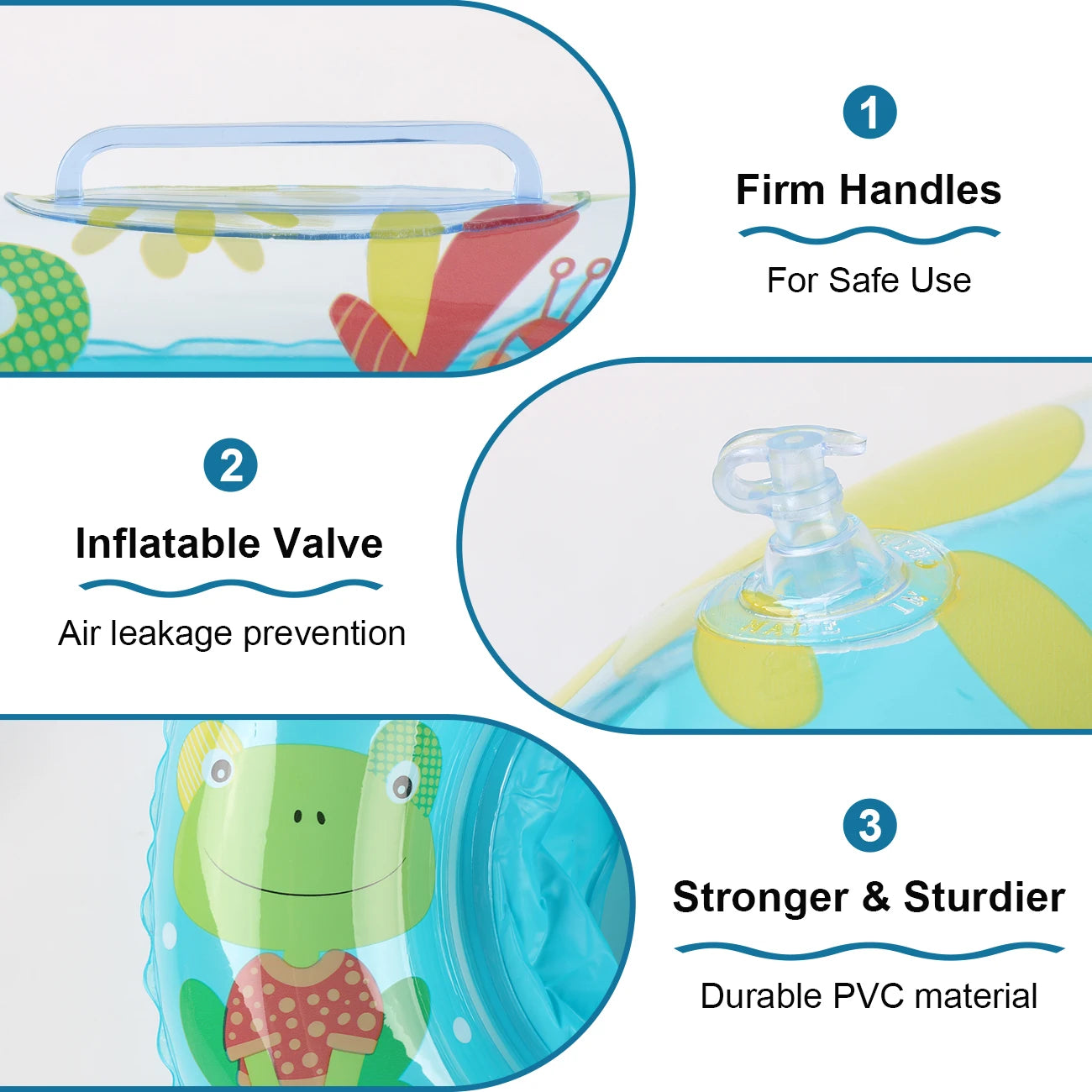 Bouée gonflable double sécurité pour bébé