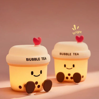 Veilleuse en forme de bubble tea pour bébé
