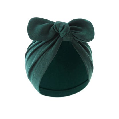 Turban élastique doux avec nœud papillon pour fille