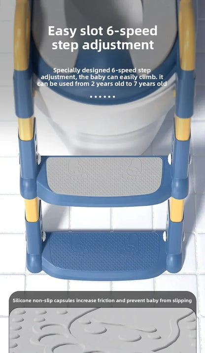 Chaise de toilettes avec escalier pour enfants