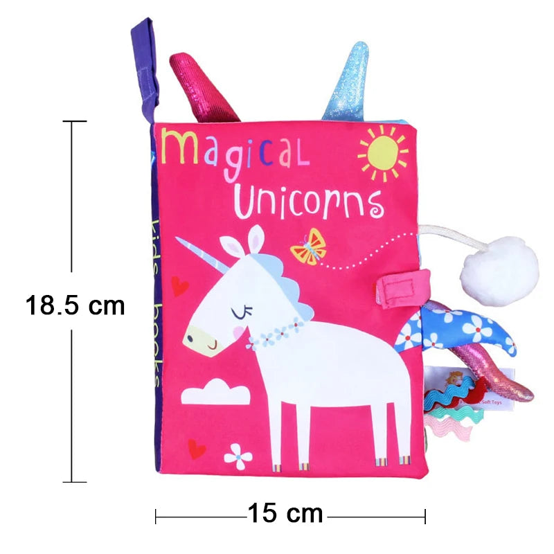Livre en tissu doux et lavable pour bébé