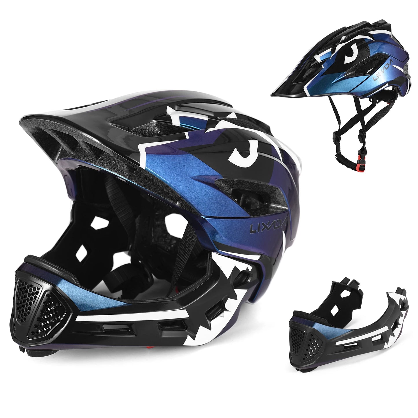 Casque vélo intégral détachable pour enfants VTT BMX