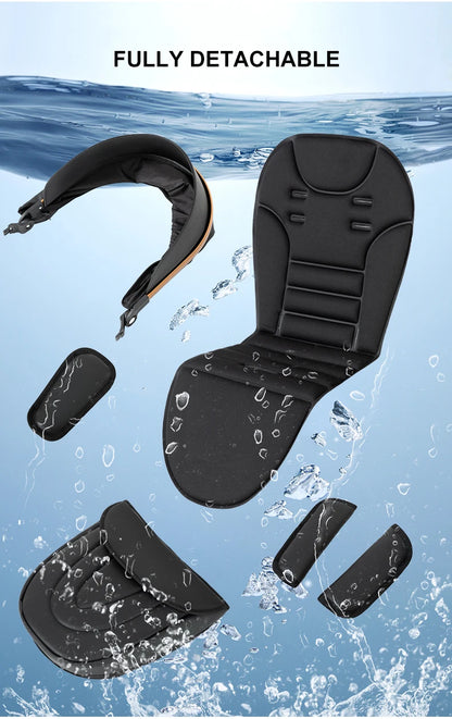Poussette de paysage haute pliable