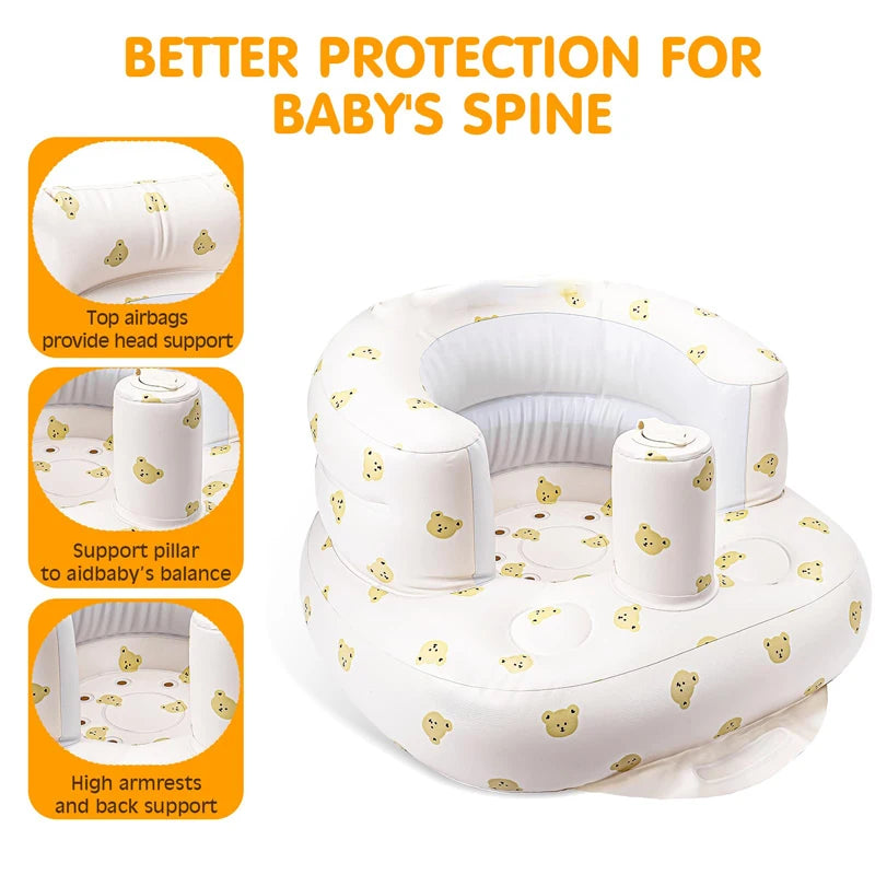 Siège d’apprentissage gonflable pour bébé