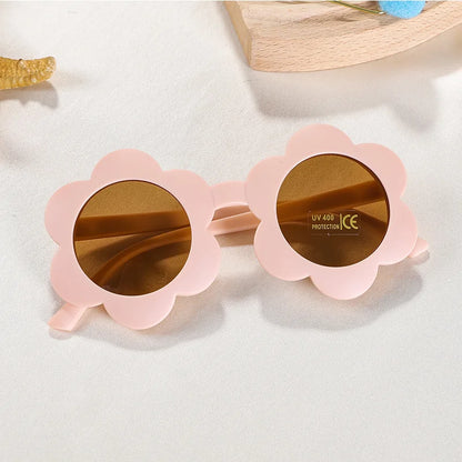 Lunettes de soleil pour bébé en forme de fleur