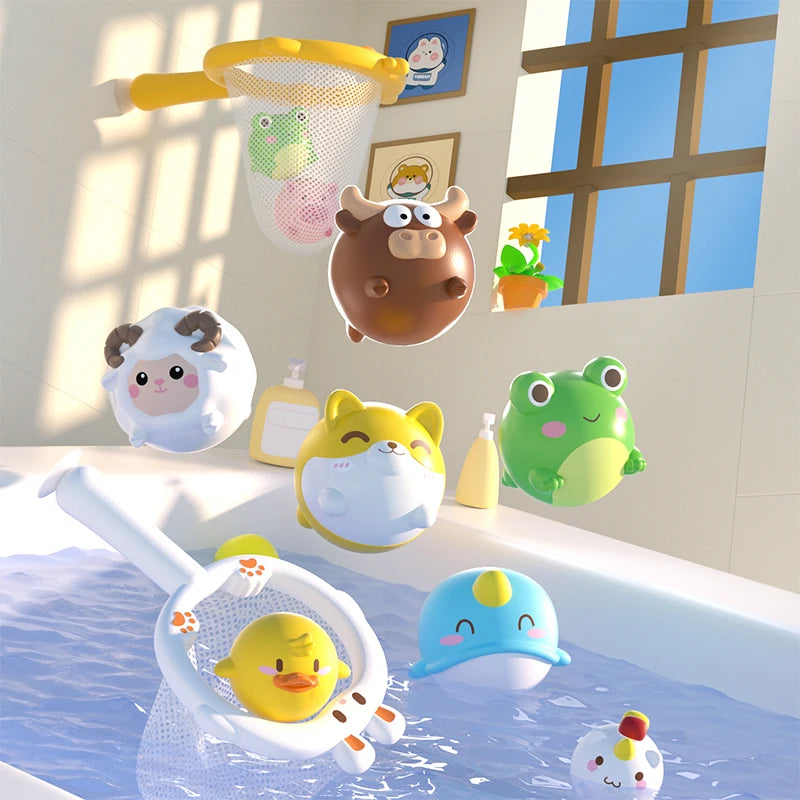 Lot de 3 ou 6 jouets de bains lumineux aléatoires