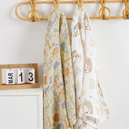 Couverture en tissu de mousseline pour bébé